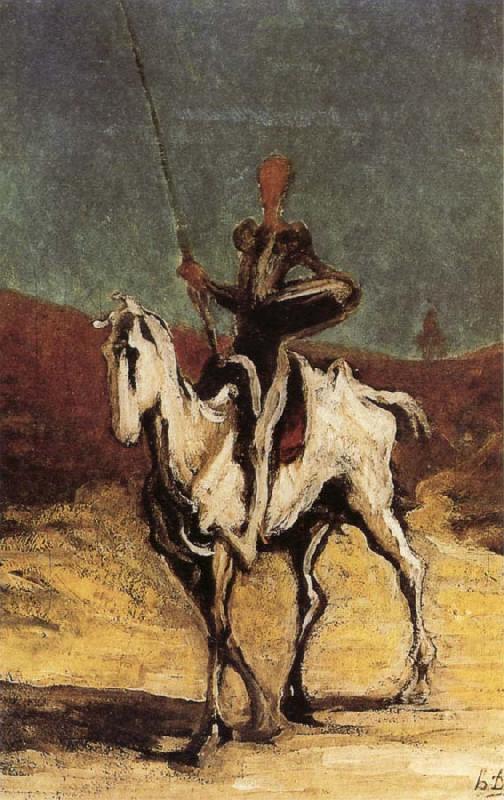 Honore Daumier Don Quixote France oil painting art